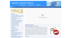 Desktop Screenshot of magic-consultancy.com