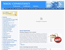 Tablet Screenshot of magic-consultancy.com